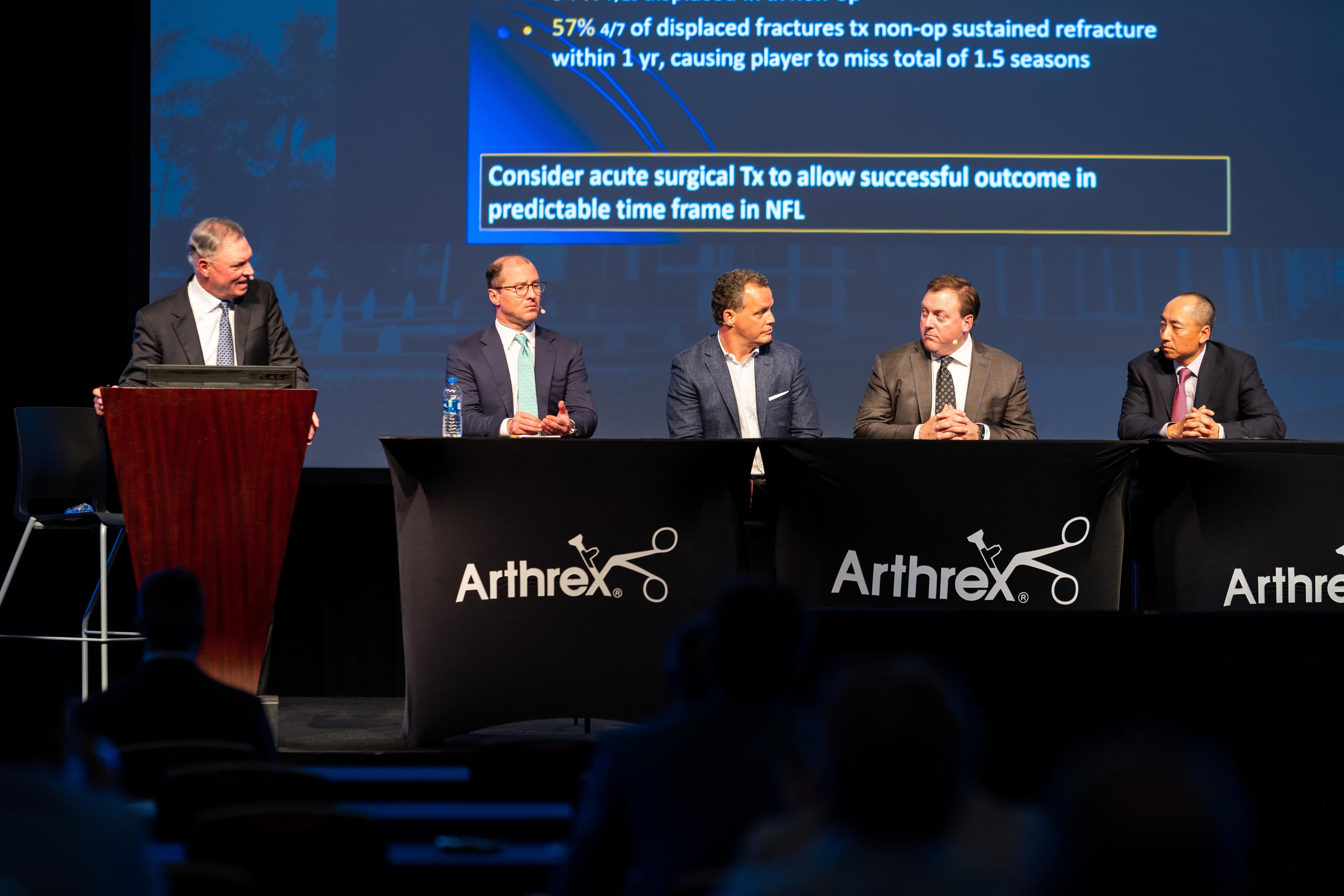 Dr. Lee on an NFL fracture management faculty panel