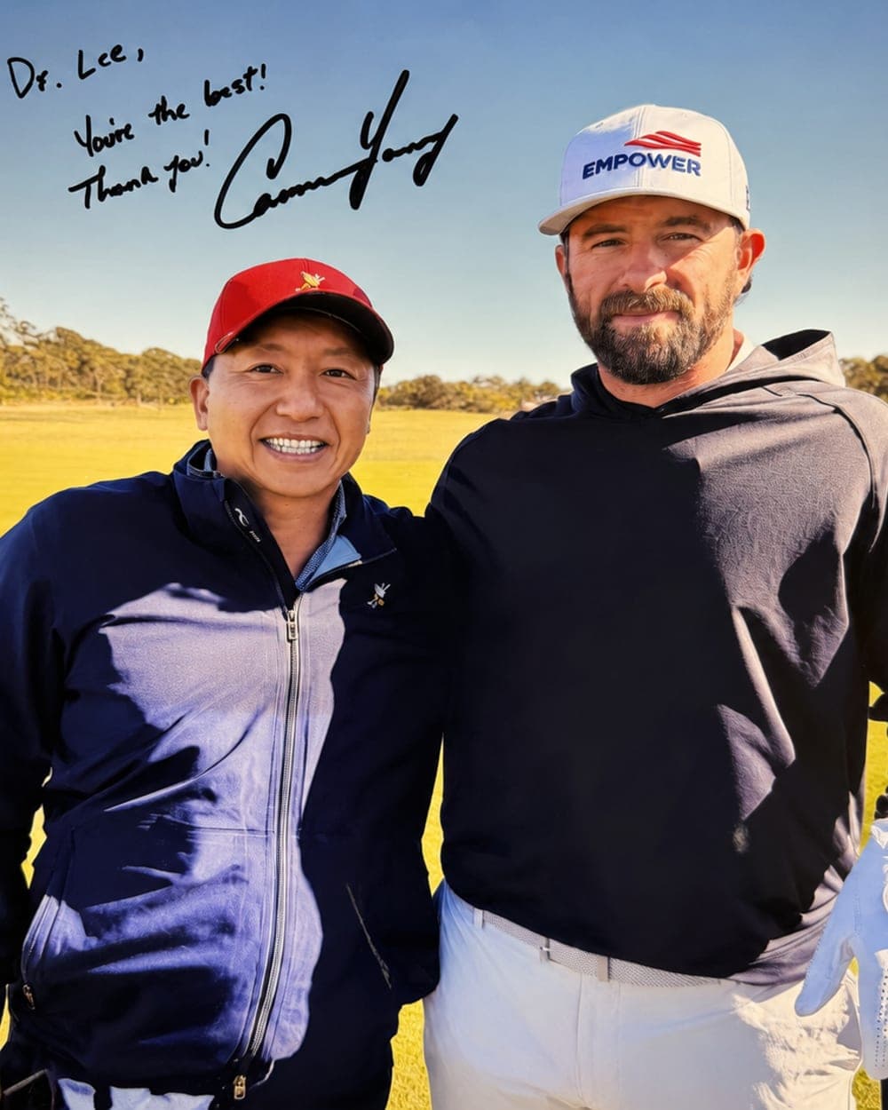 Dr. Steven Lee with Cameron Young