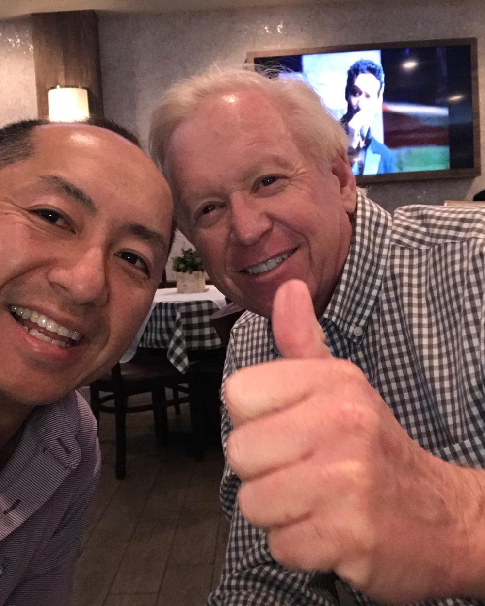 Dr. Steven Lee with Jim McLean