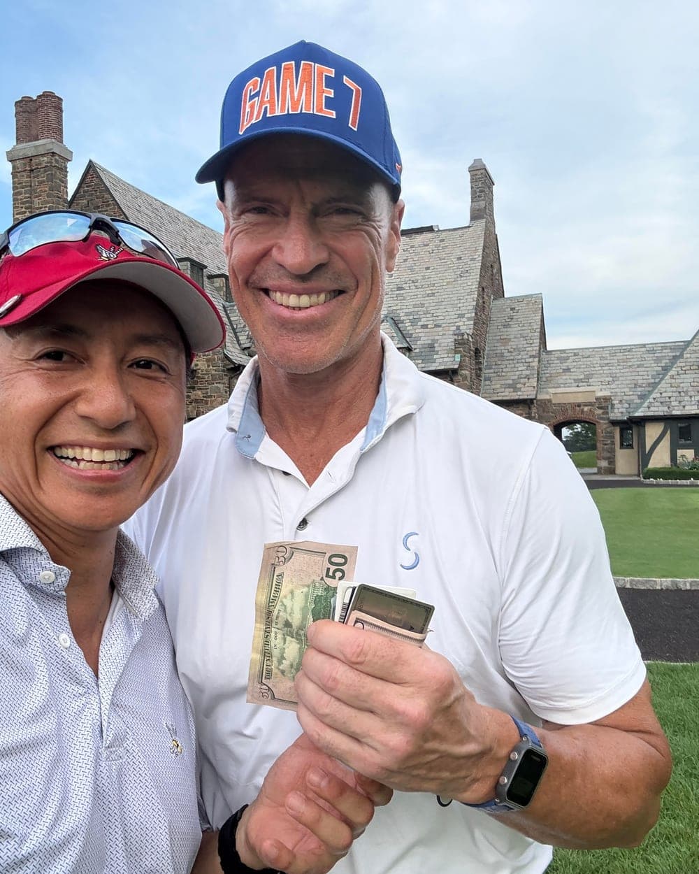 Dr. Steven Lee with Mark Messier